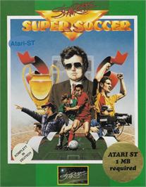 Box cover for Starbyte Super Soccer on the Atari ST.